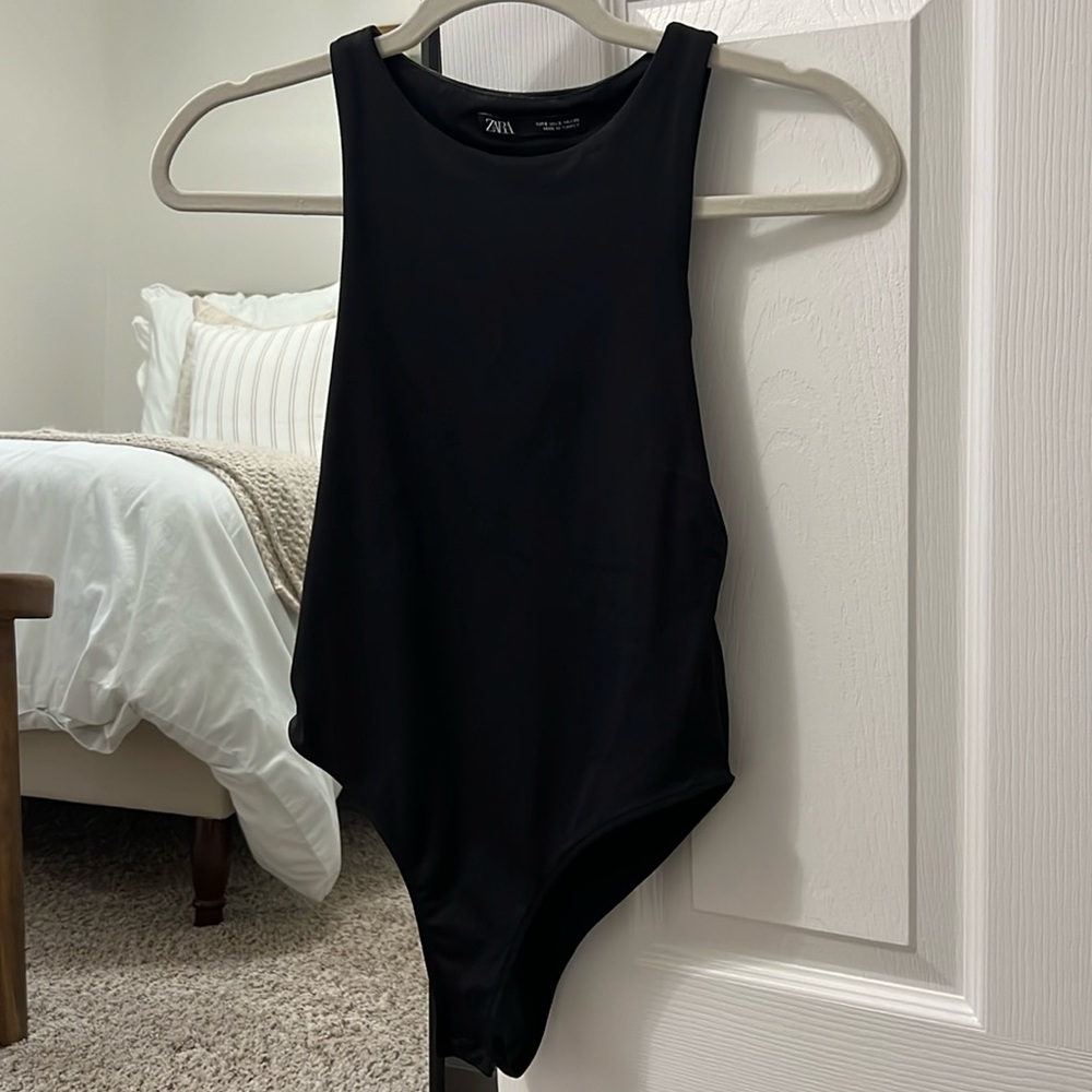 Zara black bodysuit